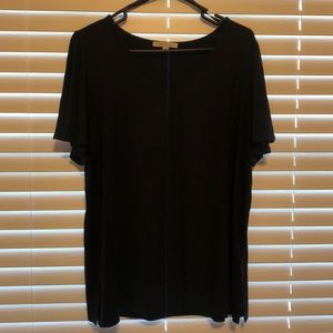 Black V Neck Nice Shirt